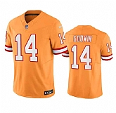 Men's Tampa Bay Buccaneers #14 Chris Godwin Orange Throwback Limited Stitched Jersey,baseball caps,new era cap wholesale,wholesale hats